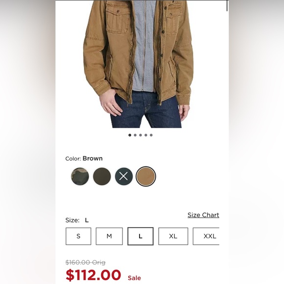 NWT Levi’s Washed Cotton Quilt-Lined Trucker Jacket - Picture 3 of 16